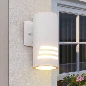 WS-3208 Modern Porch Light Outdoor Wall Lamp Weather-Proof Cylinder Wall Sconce